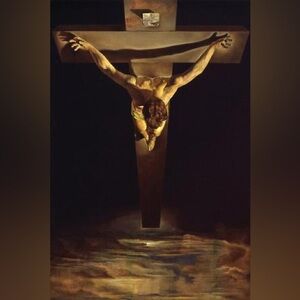 🆕Salvador Dali “St John” Framed Print Wall Art